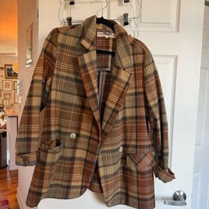 Free People Mari Boxy Blazer Wool Blend Size S